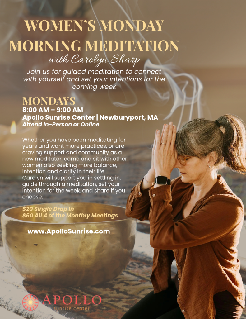 Women’s Monday Morning Meditation with Carolyn Sharp